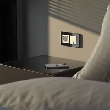 Рамка на 2 поста Elite (черный, стекло) W0022448