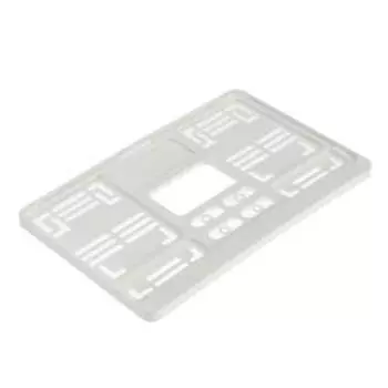 Рамка под номерной знак для японских и американских автомобилей, 290х170 мм, белая, AFC-16, ГОСТ Р 50577-2018