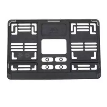 Рамка под номерной знак для японских и американских автомобилей AVS, 290х170 мм, черная