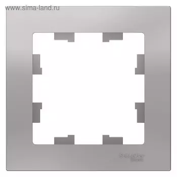 Рамка SE AtlasDesign, 1 пост, универсальная, алюминий, ATN000301