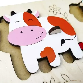 Рамка-вкладыш «Домашние животные»