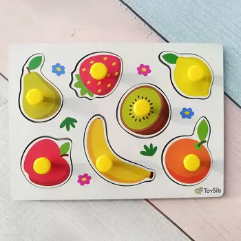 Рамка - вкладыш «Фруктовый коктейль», 7 деталей