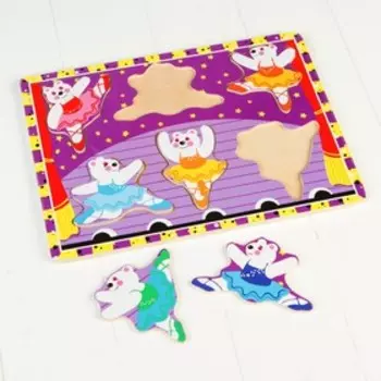 Рамка-вкладыш «Мишка-балерина»