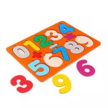 Рамки-вкладыши «Цифры», макси, высота цифр: 8,5 см