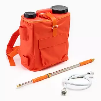 Опрыскиватель садовый, 20 л, ранцевый, оранжевый