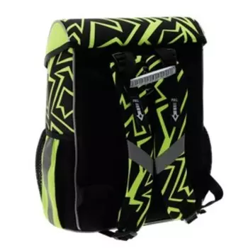 Ранец школьный на замке, 37 х 25 х 14 см, Erich Krause ErgoLine 15L, High Voltage 52595