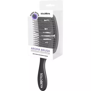 Расческа для сухих и влажных волос Solomeya, с ароматом винограда