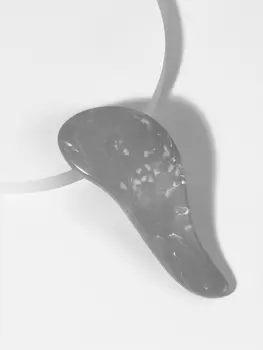 Расчёска массажная, 14.56(±1)см, серая