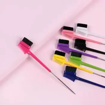 Расчёска для окрашивания, 21 × 4 см, цвет МИКС