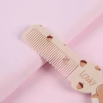 Расчёска фигурная «Детское счастье», 13 × 4 см, рисунок МИКС