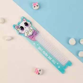 Расчёска фигурная «Кошка-русалка», 14.73.8(±1) см