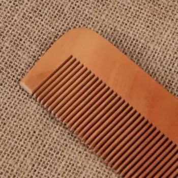 Расчёска - гребень, 16,5 5 см, цвет «тёмное дерево»