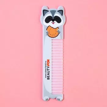 Расчёска-гребень фигурная «Енотик», BEAUTY FOX