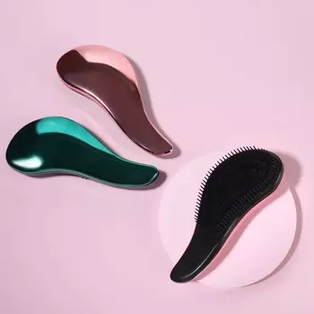 Расчёска массажная, 8 18,5 см, PVC коробка, цвет МИКС