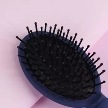 Расчёска массажная, 5,5 × 18 см, разноцветная