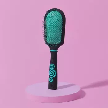 Расчёска массажная, 6,5 24 см, цвет чёрный