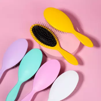 Расчёска массажная, 7 22 см, цвет МИКС