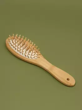 Расчёска массажная BAMBOO, бамбуковая, 236.5 см