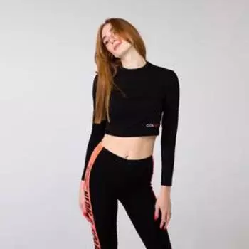 Рашгард женский, цвет чёрный, размер 48