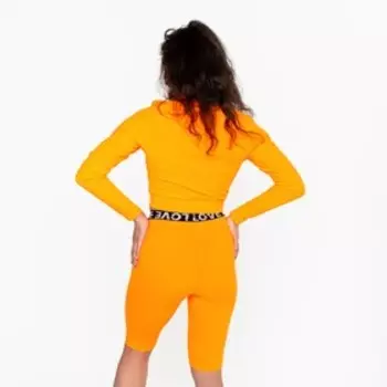 Рашгард женский, цвет оранжевый, размер 46