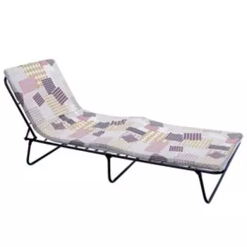 Раскладушка "Алеся" мягкая (листовой поролон 40 мм), 1920 × 650 × 290 мм, 120кг