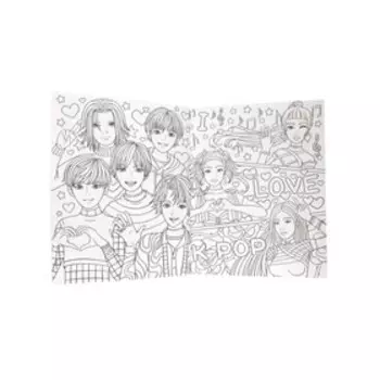 Раскраска Аниме К-РОР