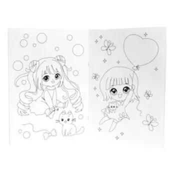 Раскраска «Милашки», А4