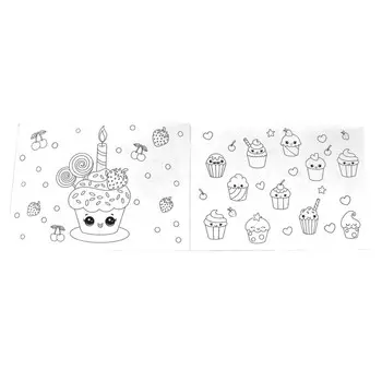 Раскраска «Вкусняшки», А5, альбомная, 16 страниц