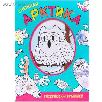 Раскраски-гармошки. Снежная Арктика