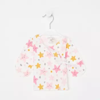 Распашонка, цвет белый/звёздочки, рост 56 см