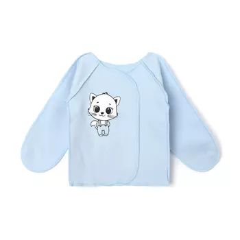 Распашонка детская, цвет голубой, рост 62 см