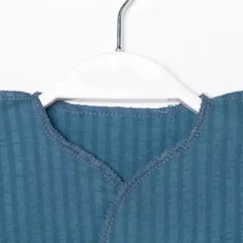 Распашонка детская, цвет синий, рост 42 см