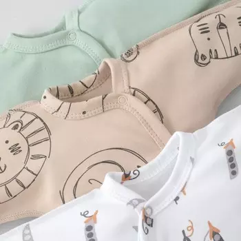 Распашонка детская KinDerLitto «Крошки-горошки», рост 50-56 см, 3 шт