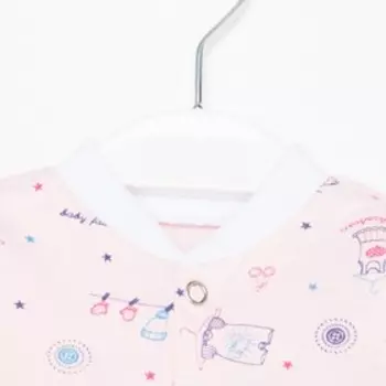 Распашонка для девочки, цвет МИКС, размер 56 см