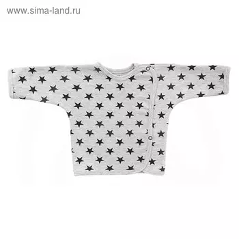 Распашонка на кнопках с запахом, рост 68 см