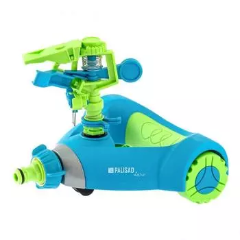 Разбрызгиватель пластиковый, импульсный, утяжелённый, на колёсах, LUXE