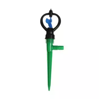 Распылитель круговой, 29 см, штуцер под шланги 1/2", 3/4", пика, пластик, МИКС, Greengo