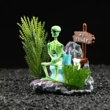 Распылитель подвижный Скелет на туалете