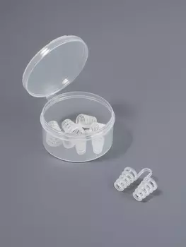 Расширитель для носа для дыхания, набор - 4 шт., прозрачный