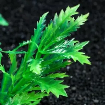 Растение искусственное аквариумное, 28 см, зелёное, 1 шт.