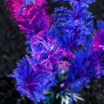 Растение искусственное аквариумное, 4 х 20 см, фиолетовое