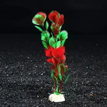 Растение искусственное аквариумное, до 20 см