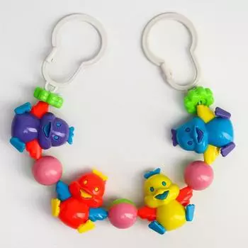 Растяжка на коляску/кроватку «Птенчики», 4 игрушки, цвет МИКС, р-р 50-69