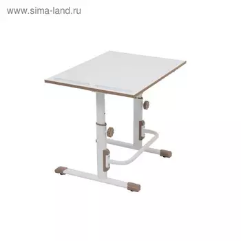 Растущая парта-трансформер Polini kids Simple М1 75 х 55 см, цвет белый/макиато