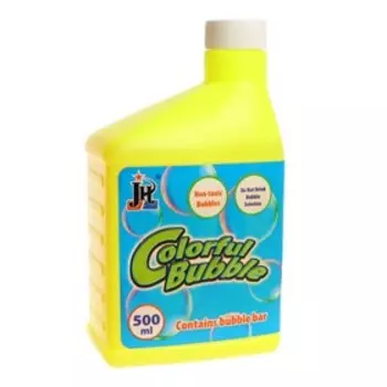 Раствор для создания мыльных пузырей 500 мл, мыльный раствор, пластик, МИКС