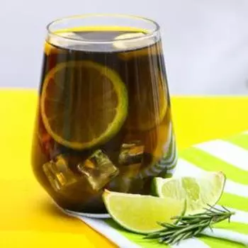 Растворимый лимонад шипучка «Эликсир бодрости» в пакетиках, со вкусом чёрной колы, 5 шт. х 25 г.