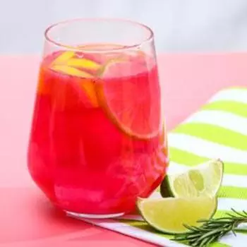 Растворимый лимонад шипучка «Любовный эликсир» в пакетиках, со вкусом барбариса, 5 шт. х 25 г.