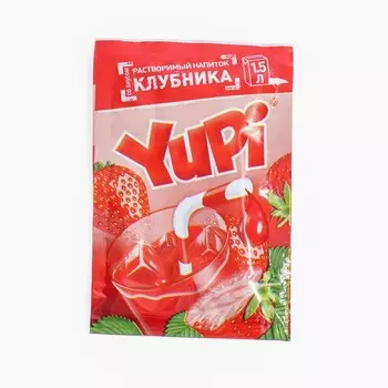 Растворимый напиток YUPI Клубника, 12 г