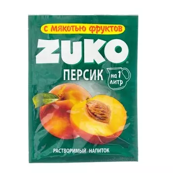 Растворимый напиток ZUKO Персик, 20 г