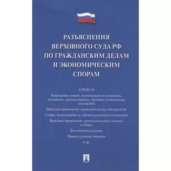 Разъяснения Верховного Суда РФ по гражданским делам и экономическим спорам. Белкина М.
